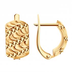 Золотые серьги МАГНАТ МА 011818 МА 011818 фото